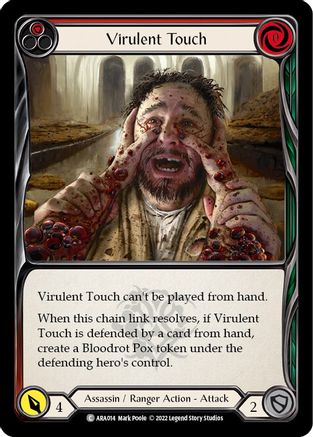 Virulent Touch (Red) (ARA014) - Blitz Deck: Outsiders - Arakni