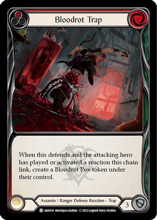 Bloodrot Trap (ARA019) - Blitz Deck: Outsiders - Arakni