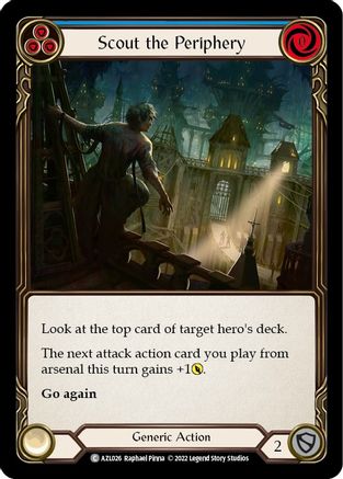 Scout the Periphery (Blue) (AZL026) - Blitz Deck: Outsiders - Azalea