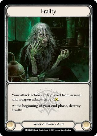 Frailty (AZL029) - Blitz Deck: Outsiders - Azalea