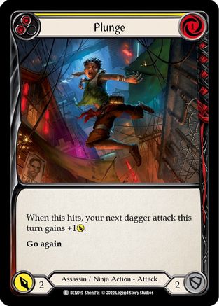 Plunge (Yellow) (BEN019) - Blitz Deck: Outsiders - Benji