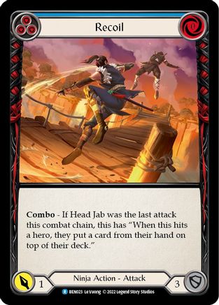 Recoil (Blue) (BEN023) - Blitz Deck: Outsiders - Benji