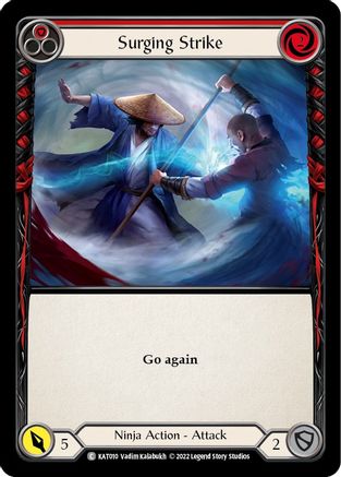 Surging Strike (Red) (KAT010) - Blitz Deck: Outsiders - Katsu