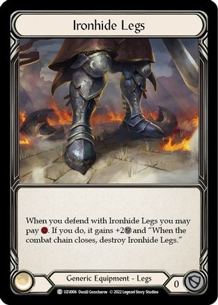 Ironhide Legs (UZU006) - Blitz Deck: Outsiders - Uzuri