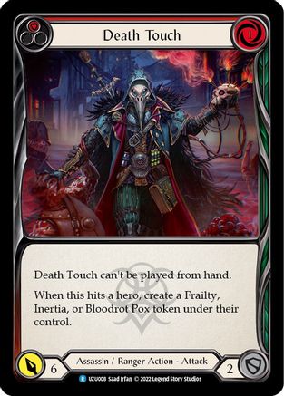Death Touch (Red) (UZU008) - Blitz Deck: Outsiders - Uzuri