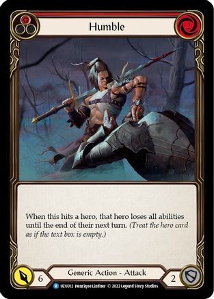 Humble (Red) (UZU012) - Blitz Deck: Outsiders - Uzuri