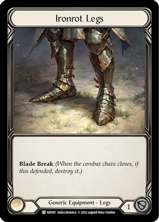 Ironrot Legs (RIP007) - Blitz Deck: Outsiders - Riptide