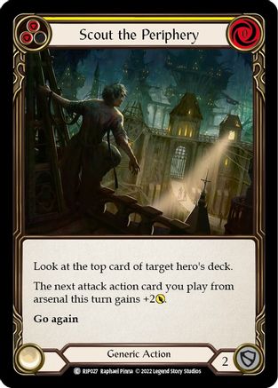 Scout the Periphery (Yellow) (RIP027) - Blitz Deck: Outsiders - Riptide