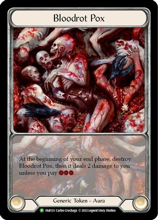 Bloodrot Pox - FAB133 (FAB133) - Flesh and Blood: Promo Cards Rainbow Foil