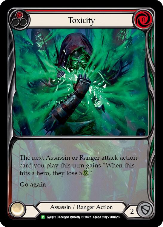 Toxicity (Red) Rainbow Foil Promo