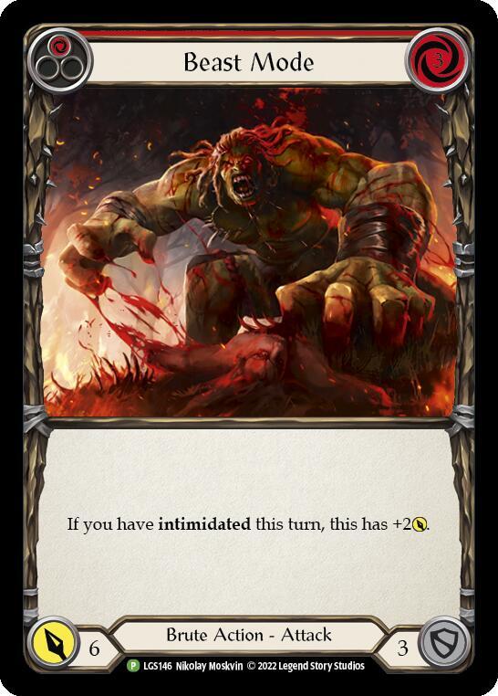 Beast Mode Rainbow Foil Promo