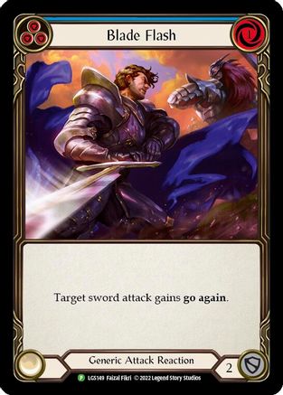 Blade Flash - LGS149 (LGS149) - Flesh and Blood: Promo Cards Rainbow Foil