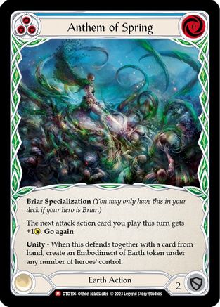 Anthem of Spring (DTD196) - Dusk till Dawn Rainbow Foil