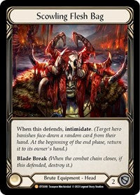 Scowling Flesh Bag Rainbow Foil