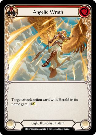 Angelic Wrath (Red) (DTD035) - Dusk till Dawn Rainbow Foil