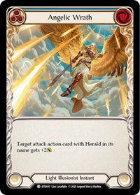 Angelic Wrath (Blue) Rainbow Foil