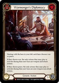 Warmonger's Diplomacy Rainbow Foil