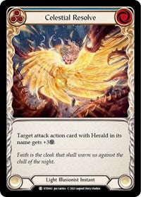 Celestial Resolve (Blue) Rainbow Foil