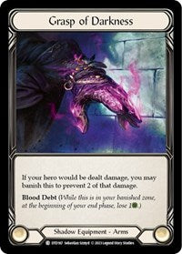 Grasp of Darkness Cold Foil