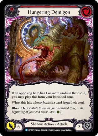 Hungering Demigon (Red) (DTD172) - Dusk till Dawn Rainbow Foil