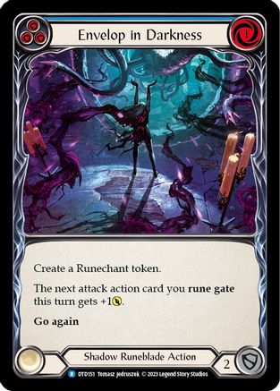 Envelop in Darkness (Blue) (DTD151) - Dusk till Dawn Rainbow Foil