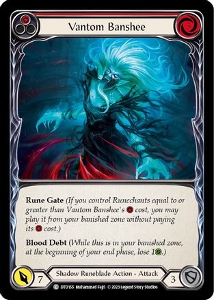Vantom Banshee (Red) (DTD155) - Dusk till Dawn Rainbow Foil