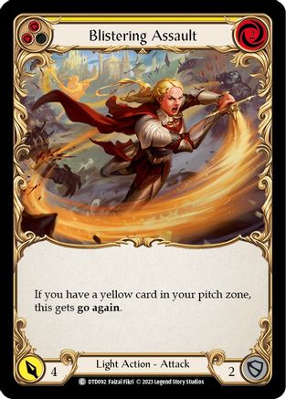 Blistering Assault (Yellow) (DTD092) - Dusk till Dawn