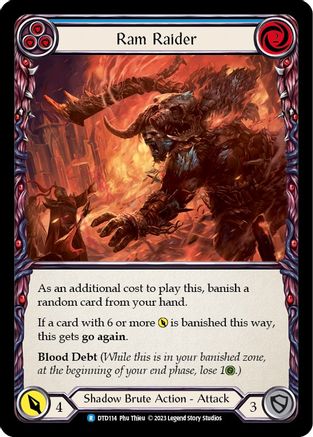 Ram Raider (Blue) (DTD114) - Dusk till Dawn