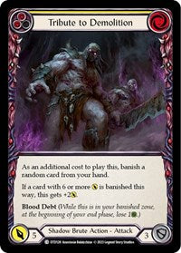 Tribute to Demolition (Yellow) Rainbow Foil
