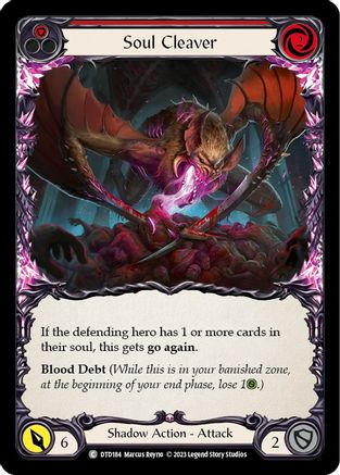 Soul Cleaver (Red) (DTD184) - Dusk till Dawn