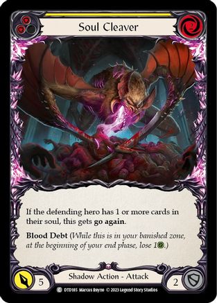 Soul Cleaver (Yellow) (DTD185) - Dusk till Dawn Rainbow Foil