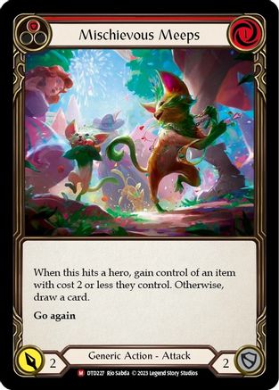 Mischievous Meeps (DTD227) - Dusk till Dawn Rainbow Foil