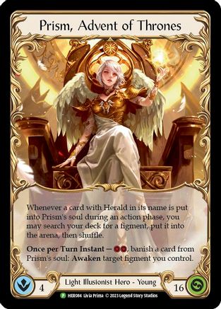 Prism, Advent of Thrones - HER084 (HER084) - Flesh and Blood: Promo Cards Cold Foil
