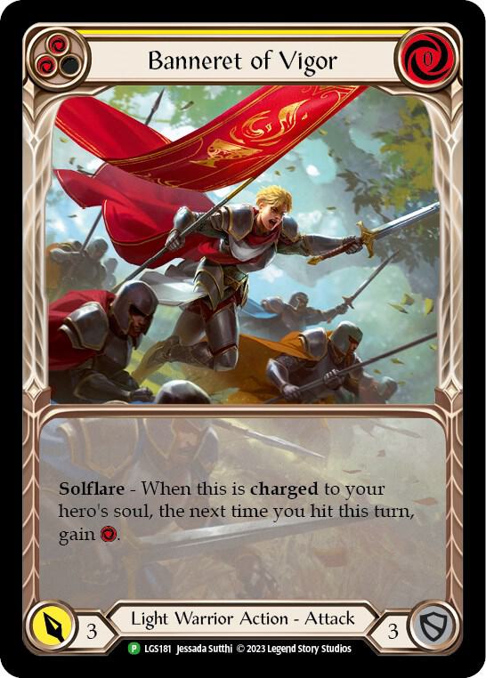Banneret of Vigor Rainbow Foil Promo
