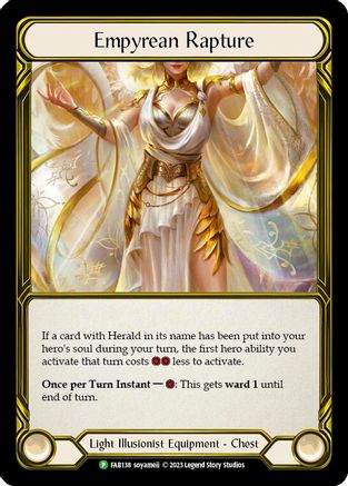 Empyrean Rapture (Golden) - FAB138 (FAB138) - Flesh and Blood: Promo Cards Cold Foil