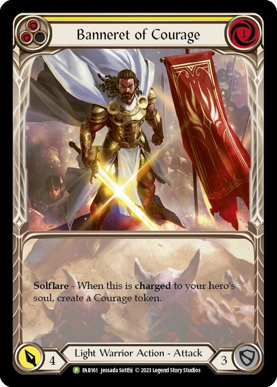 Banneret of Courage Rainbow Foil Promo