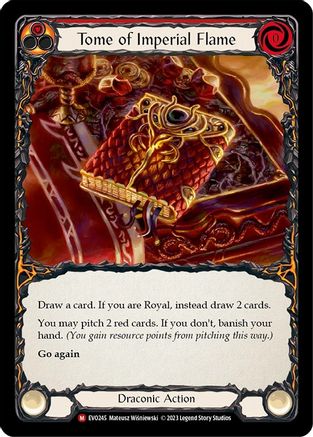 Tome of Imperial Flame (EVO245) - Bright Lights Rainbow Foil