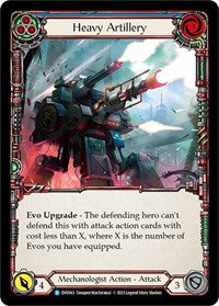 Heavy Artillery (Blue) Rainbow Foil