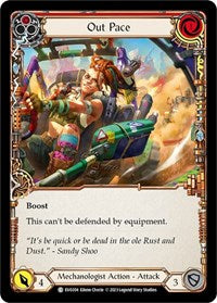Out Pace (Red) Rainbow Foil