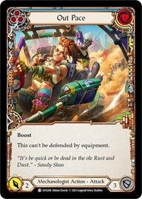 Out Pace (Blue) Rainbow Foil