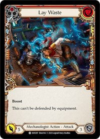 Lay Waste (Red) Rainbow Foil