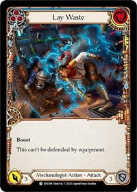 Lay Waste (Blue) Rainbow Foil