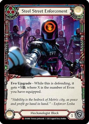Steel Street Enforcement (EVO060) - Bright Lights Rainbow Foil