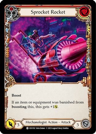 Sprocket Rocket (Red) (EVO192) - Bright Lights Rainbow Foil