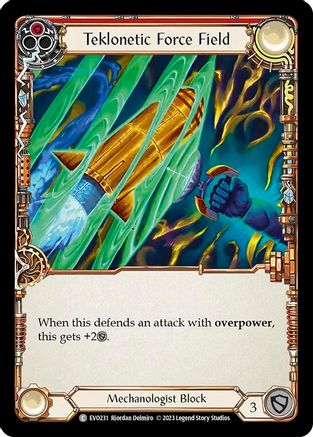 Teklonetic Force Field (Red) (EVO231) - Bright Lights
