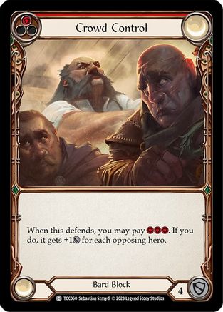 Crowd Control (Red) (TCC060) - Round the Table: TCCxLSS