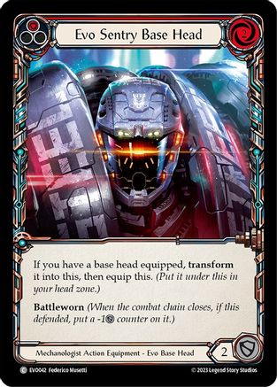 Evo Sentry Base Head (EVO042) - Bright Lights Cold Foil