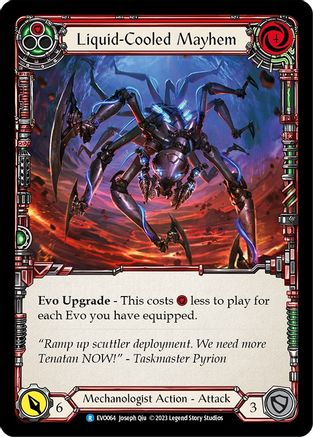 Liquid-Cooled Mayhem (Red) (EVO064) - Bright Lights