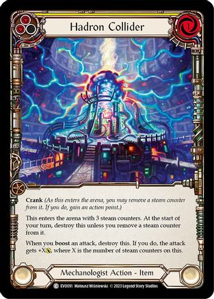 Hadron Collider (Yellow) (EVO091) - Bright Lights Rainbow Foil