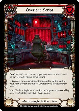 Overload Script (EVO096) - Bright Lights Rainbow Foil